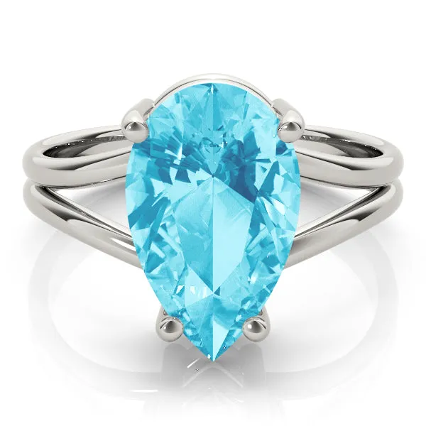 14K Pear Shape Ring