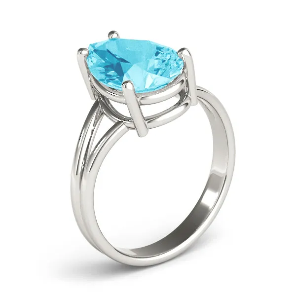 14K Pear Shape Ring
