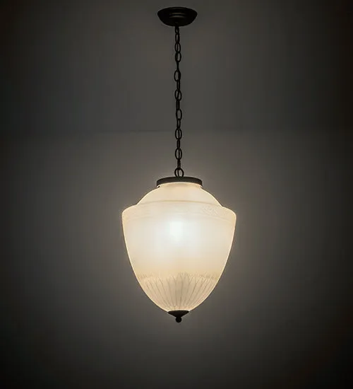 14"W Ovum Aquinum Victorian Pendant