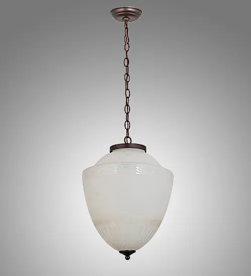 14"W Ovum Aquinum Victorian Pendant