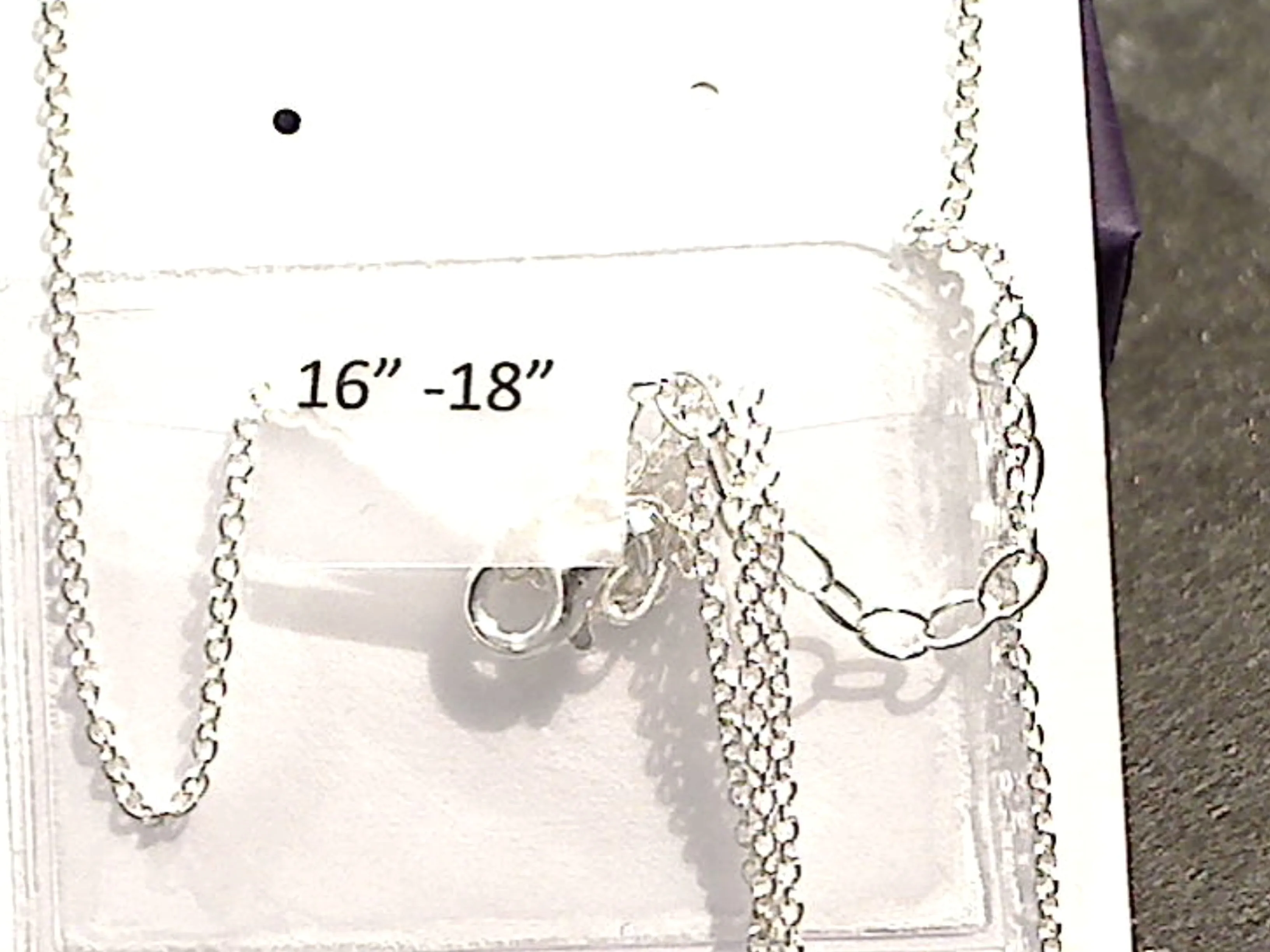 16" - 18" Sterling Silver Virgo Zodiac Necklace