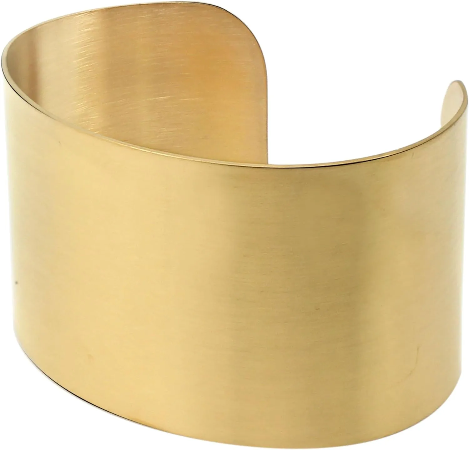 18K Matte Gold Cuff Bangle