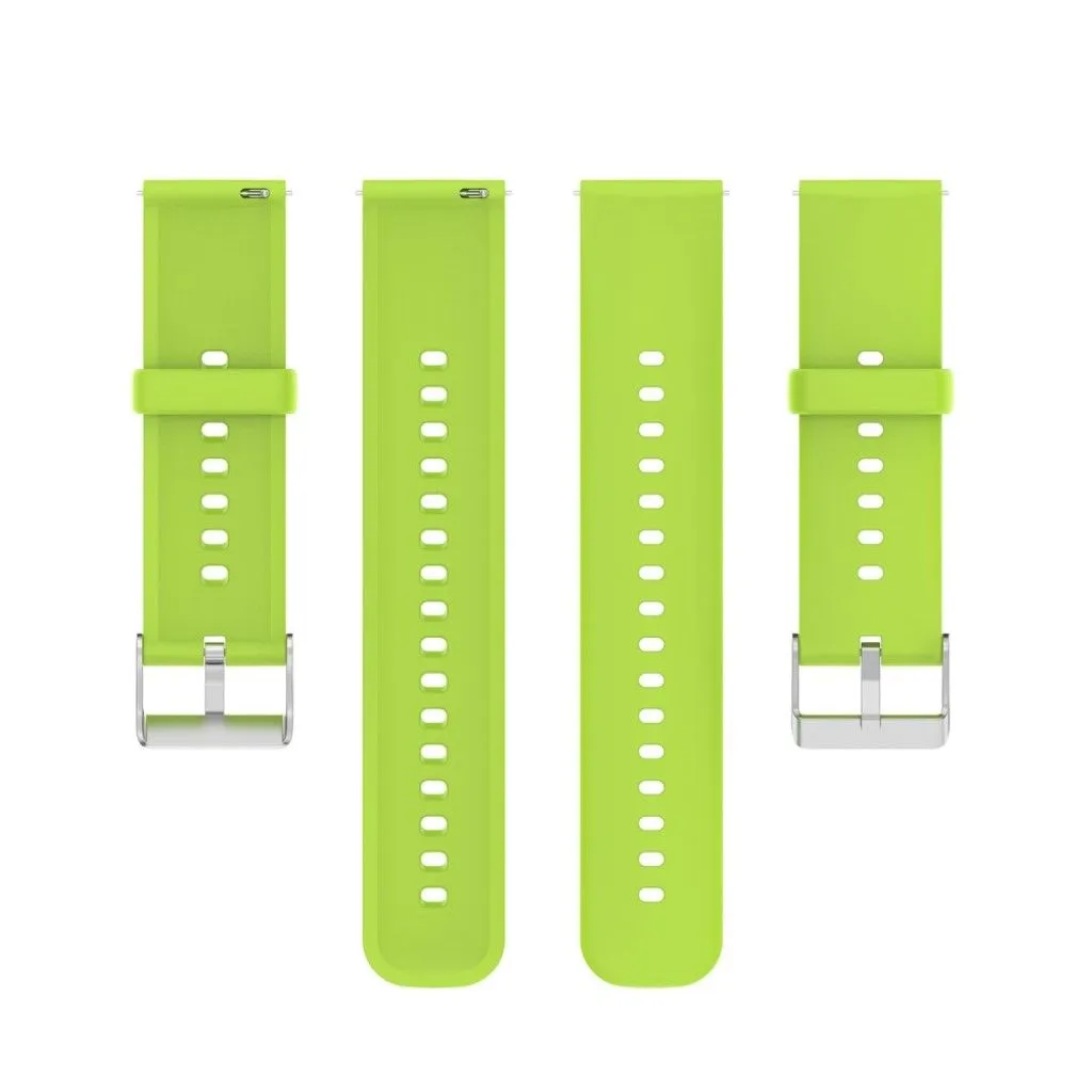 22mm sporty silicone watch strap for Huawei watch - Lime