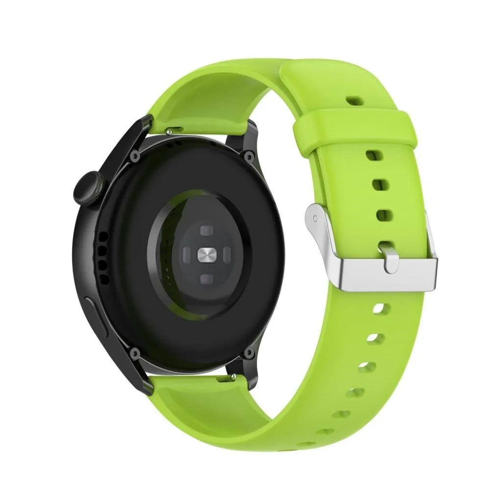 22mm sporty silicone watch strap for Huawei watch - Lime