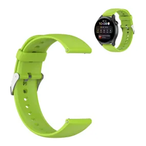 22mm sporty silicone watch strap for Huawei watch - Lime