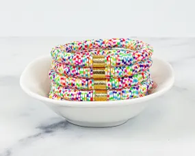 7" Rainbow Sprinkles Heishi Bracelet
