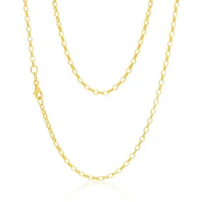 9ct Magnificent Yellow Gold Belcher Chain