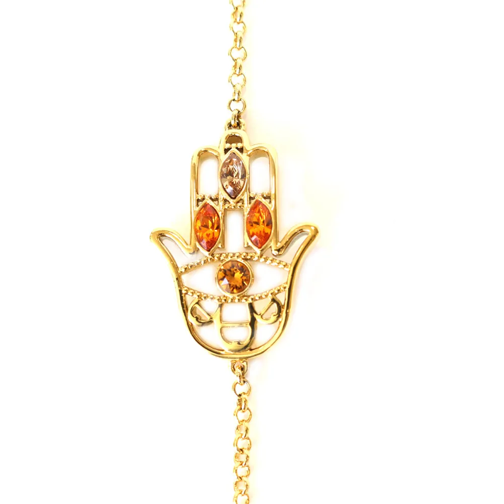 Aigner Bracelet With Hand Of Fatima