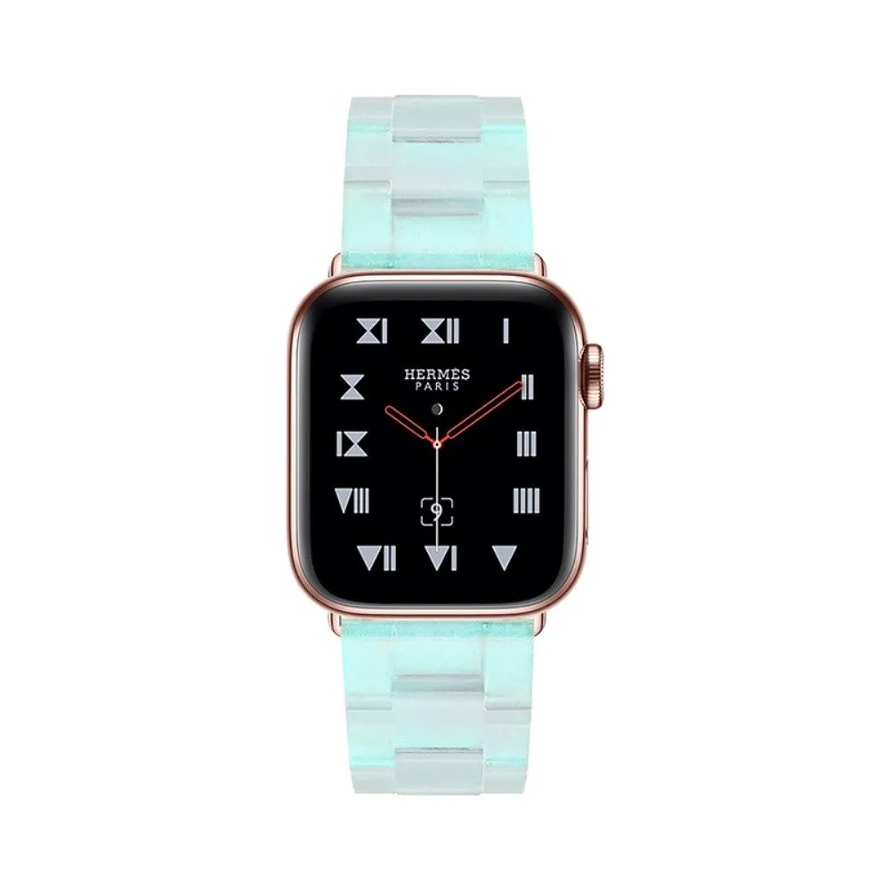 Apple Watch (41mm) 3 bead resin watch strap - Green