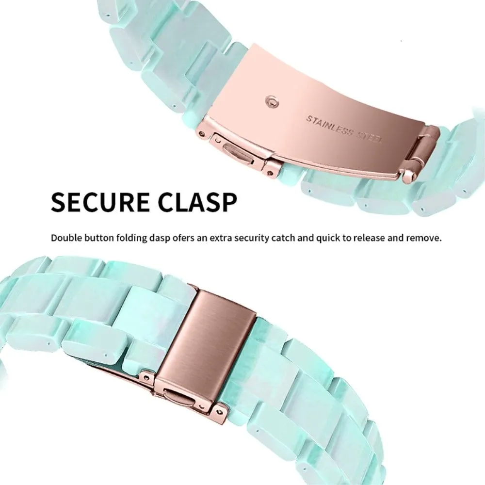 Apple Watch (41mm) 3 bead resin watch strap - Green