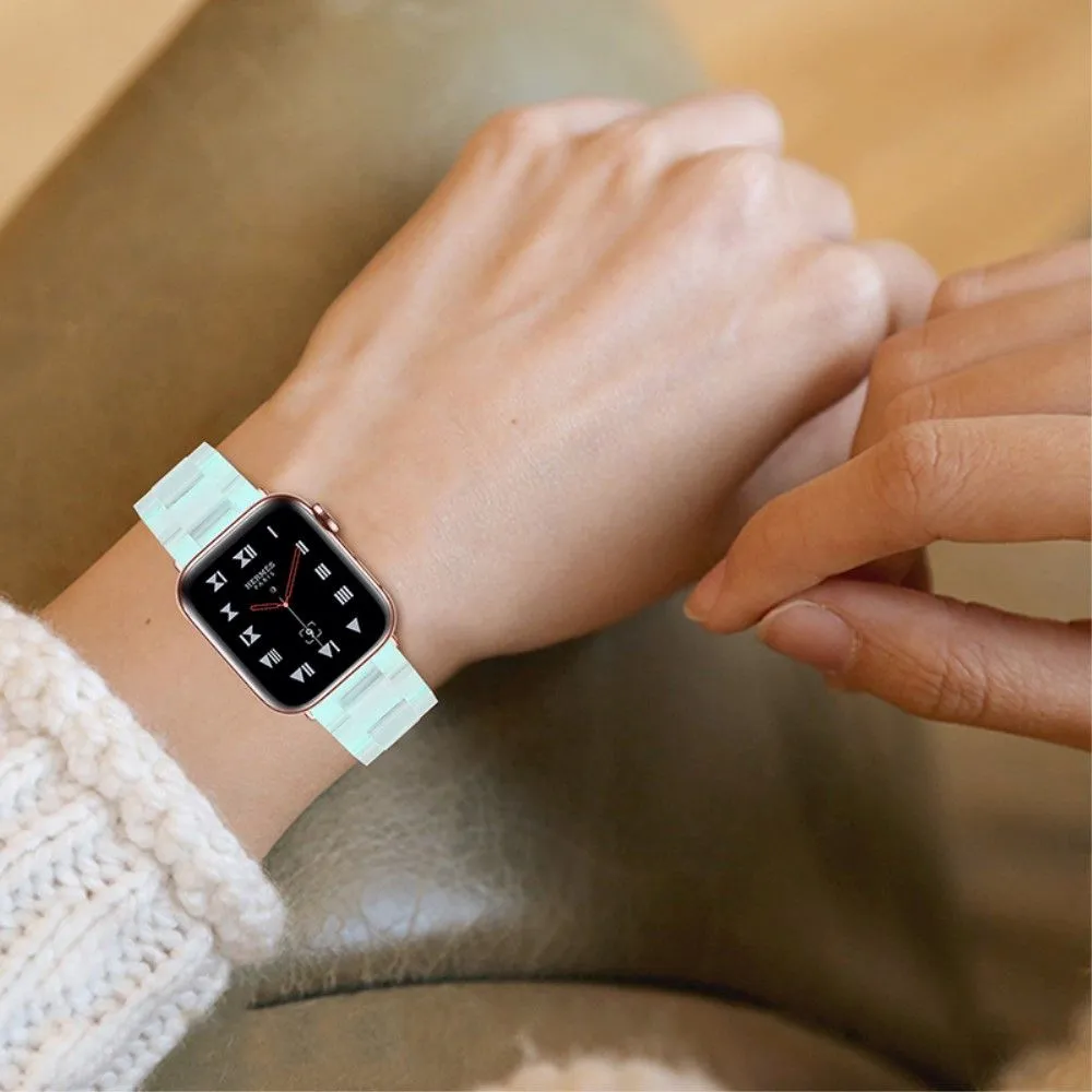 Apple Watch (41mm) 3 bead resin watch strap - Green