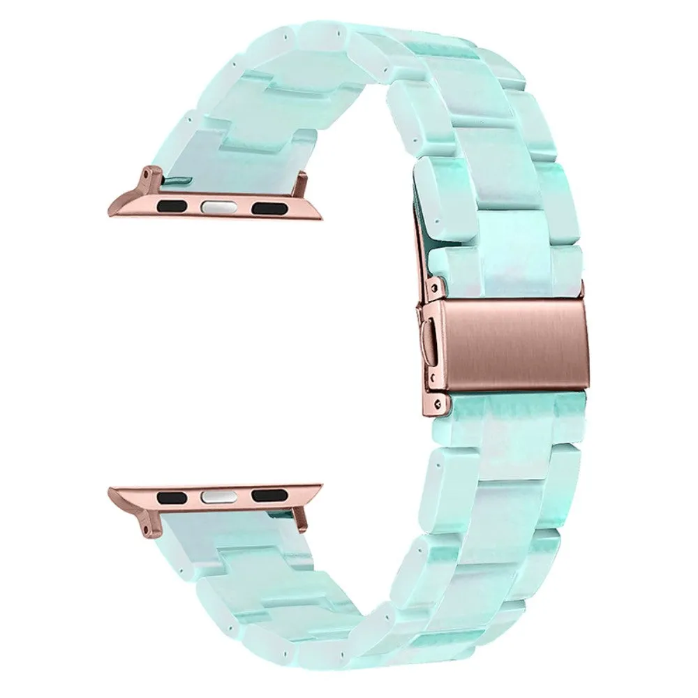 Apple Watch (41mm) 3 bead resin watch strap - Green