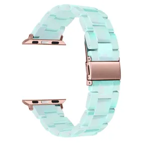Apple Watch (41mm) 3 bead resin watch strap - Green