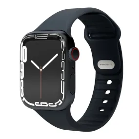 Apple Watch (42/44/SE/45/46/49mm) Vonmählen Classic Band 2 Genanvendt Silikone Rem - Blå