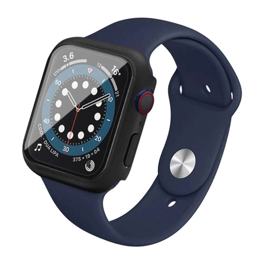 Apple Watch SE/6/5/4 (44mm) IMAK Hård Plast Cover m. Indbygget Skærmbeskyttelse - Sort