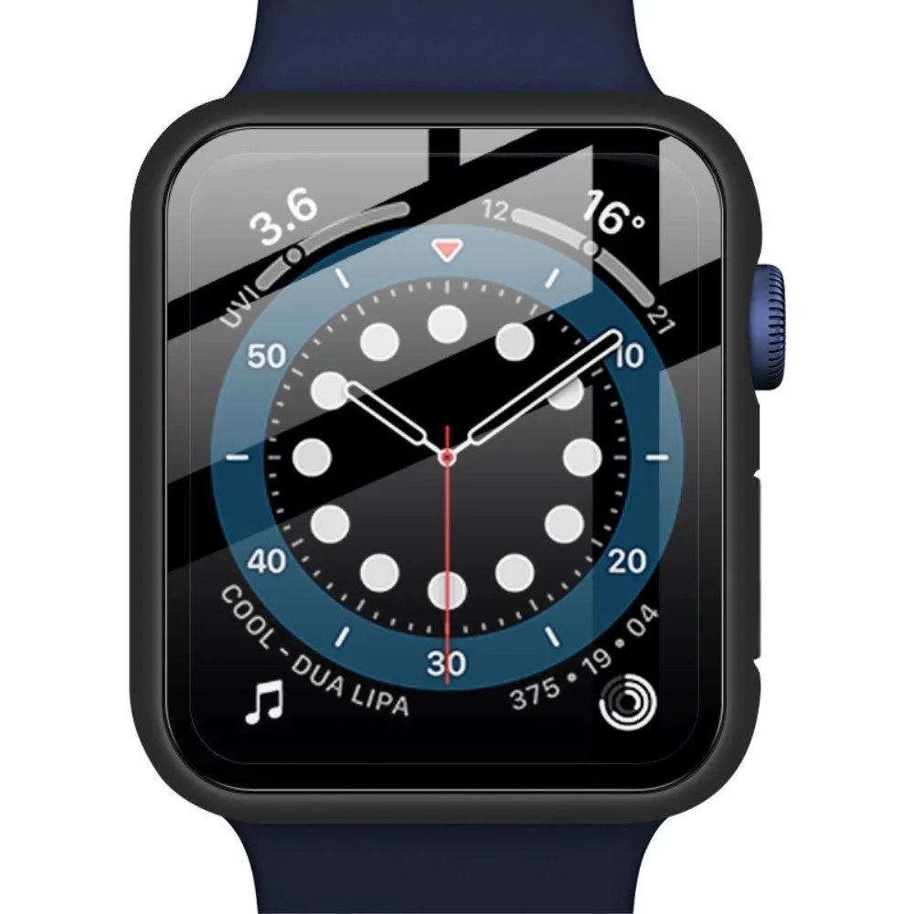 Apple Watch SE/6/5/4 (44mm) IMAK Hård Plast Cover m. Indbygget Skærmbeskyttelse - Sort