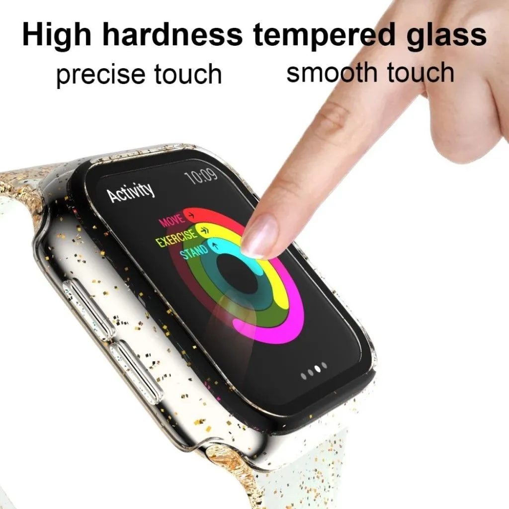 Apple Watch Series 5 / 4 40mm glitter frame - Gold