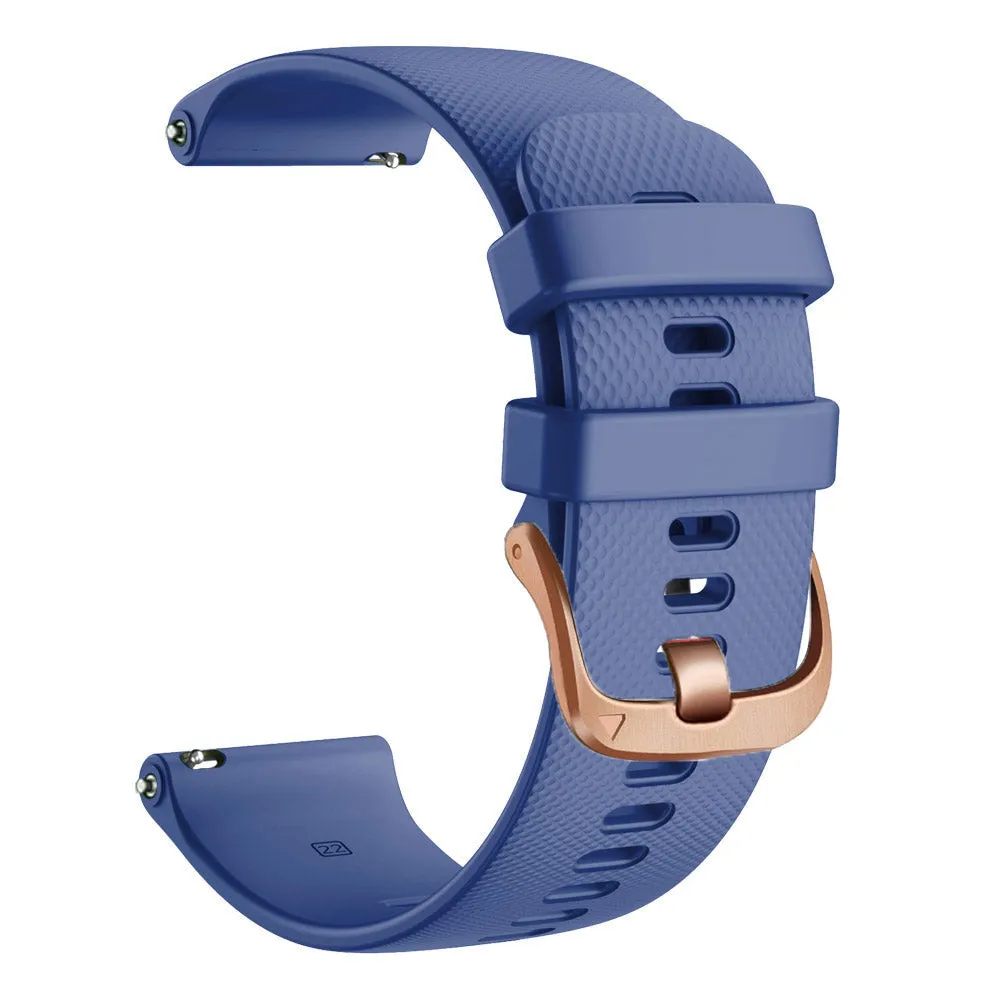 Apple Watch Silicone Watch Straps with Rose Gold Buckles