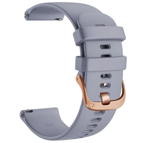 Apple Watch Silicone Watch Straps with Rose Gold Buckles