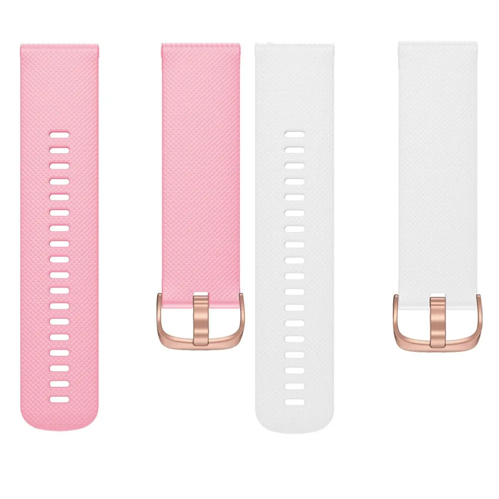 Apple Watch Silicone Watch Straps with Rose Gold Buckles