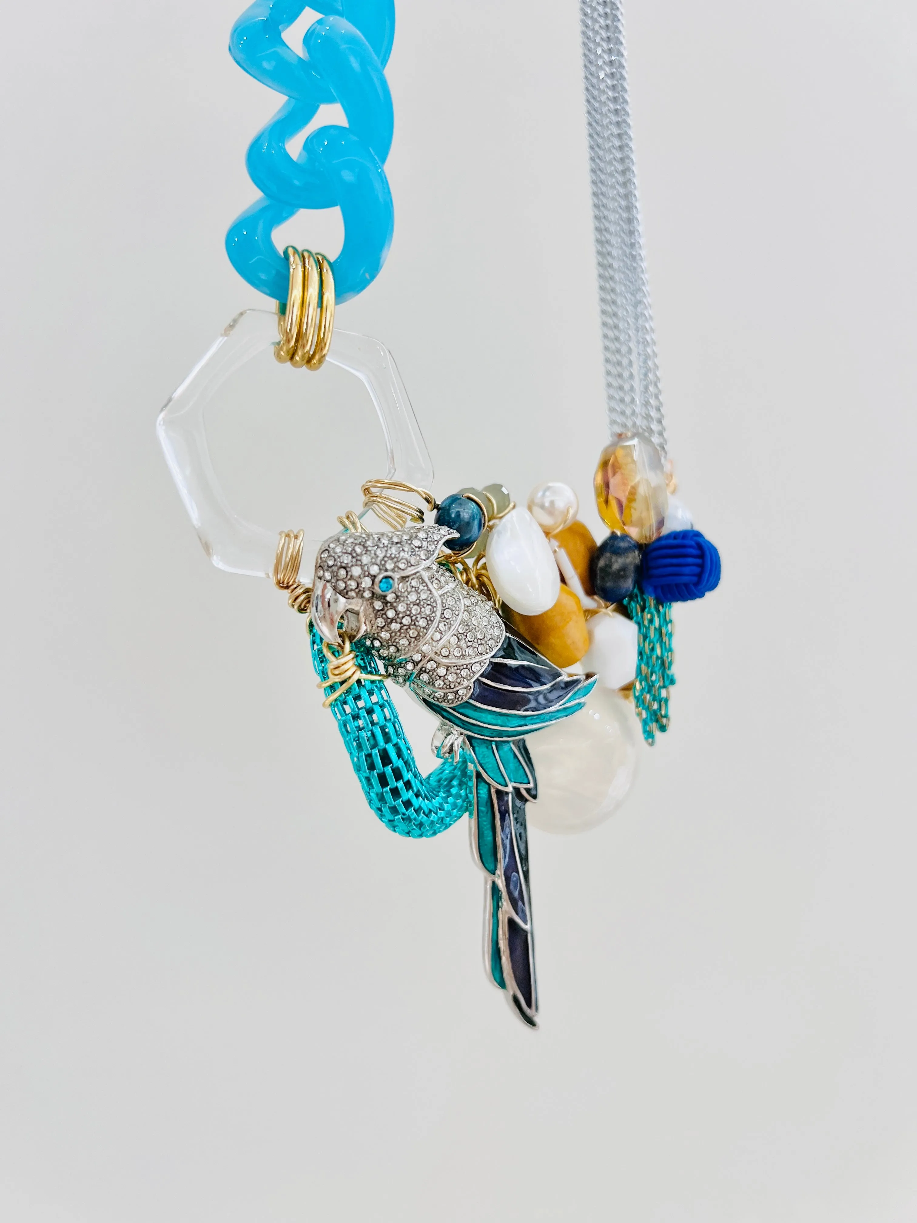 As You Say - Parrot Statement Necklace