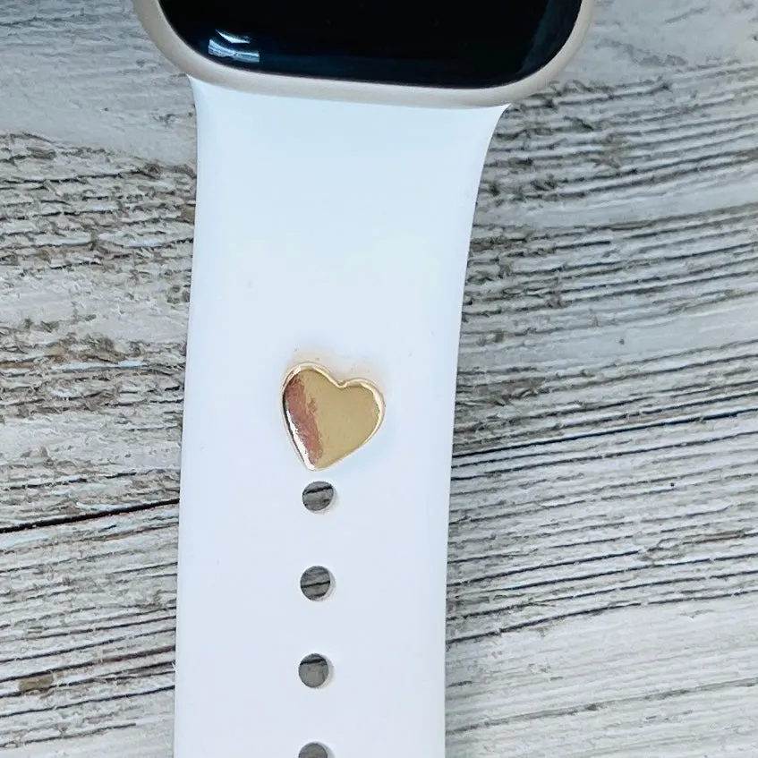 Band Charms 1pc. Heart Multiple Colors Available