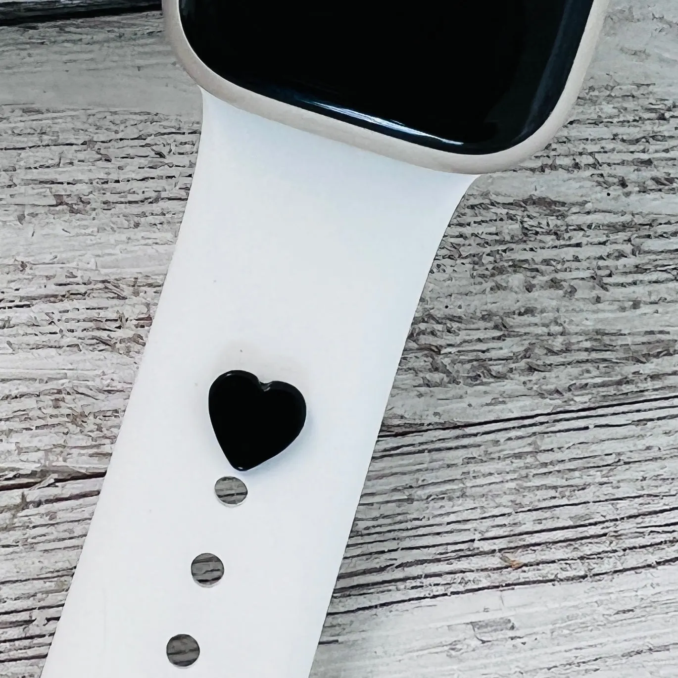 Band Charms 1pc. Heart Multiple Colors Available
