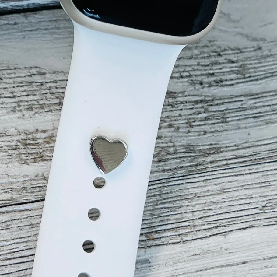 Band Charms 1pc. Heart Multiple Colors Available