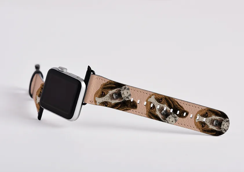 Basset Hound Mell Orange Apple Watch Strap