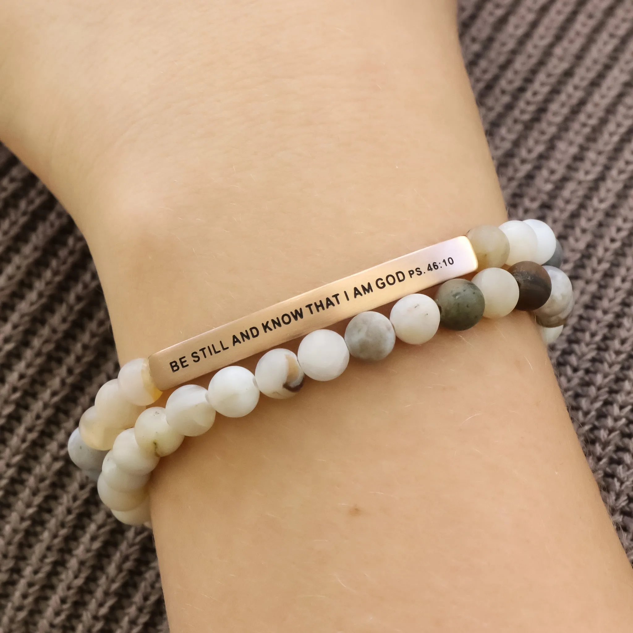 BE STILL AND KNOW THAT I AM GOD PS 46:10