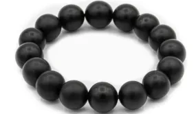 Black Onyx 14mm & 16mm Matte Natural Gemstone Bracelet