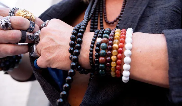 Black Onyx 14mm & 16mm Matte Natural Gemstone Bracelet
