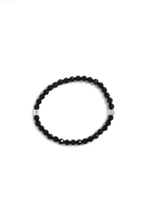 Black Onyx Beaded Bracelet