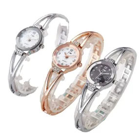 Brand Fashion Watch Women's Decorative Steel Belt Electronic Student Lady Bangle Watch