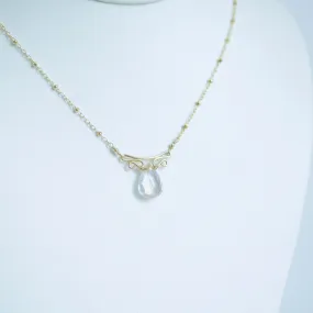 Camila - Rose Quartz, 14k Gold Filled Necklace