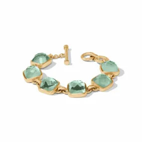 Catalina Stone Bracelet - Iridescent Aquamarine Blue