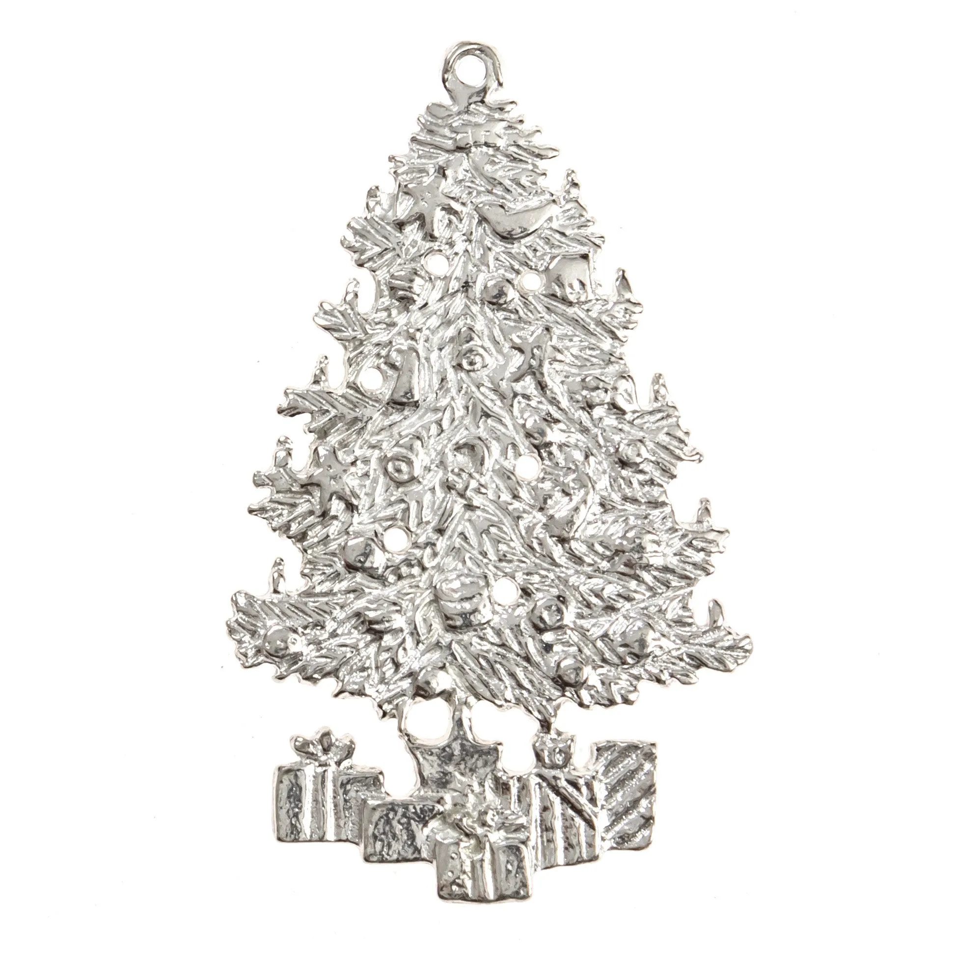 Christmas Tree Pendant Necklace - Holiday Jewelry