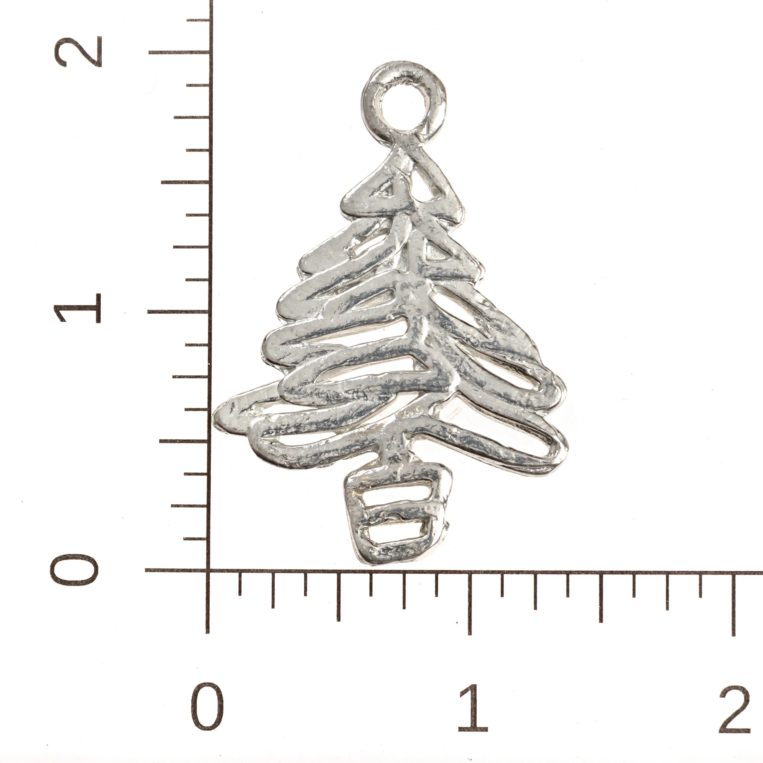 Christmas Tree Pendant Necklace - Holiday Jewelry