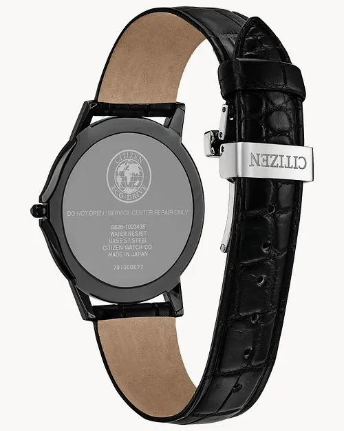 Citizen Eco-Drive One Black Dial Stainless Steel Watch AR5024-01E