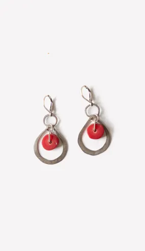 Coral & Oval Sterling