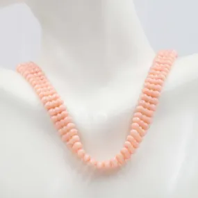 Coral Necklace Beaded Necklace Gemstone Necklace Clasp Necklace Coral Bead Necklace 18 inch SKU:6142604