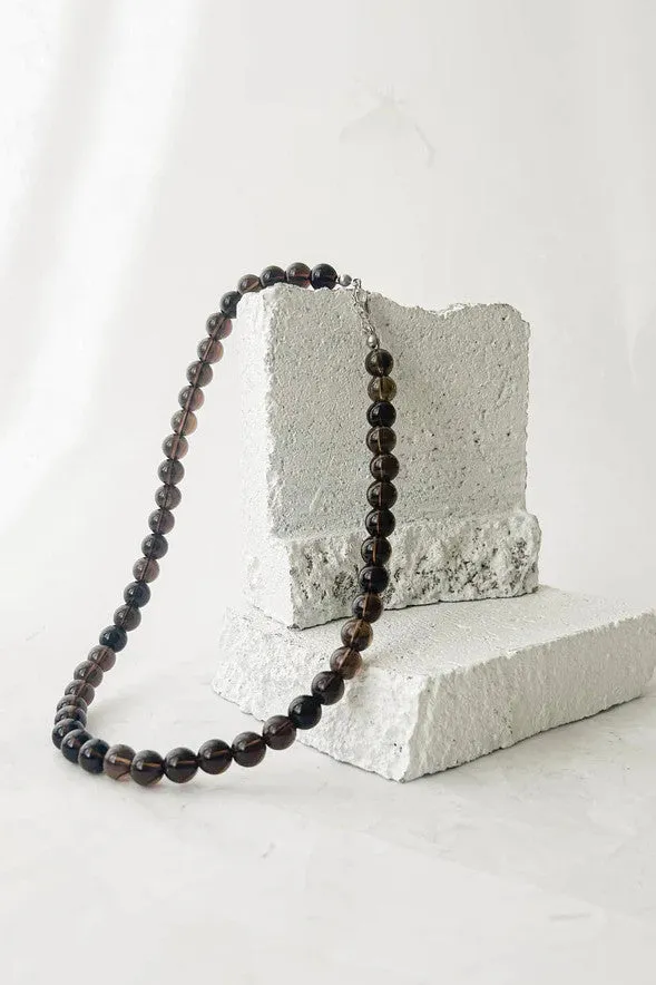 Crushes - Quartz Necklace, Smokey