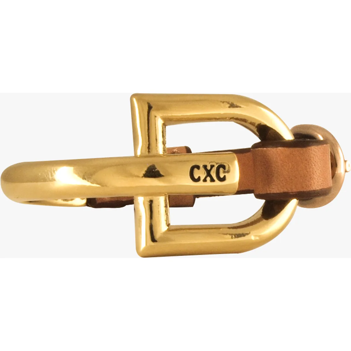 CXC Leather Horseshoe Bracelet