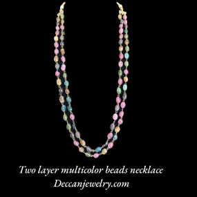 DLN60 Multicolor beads necklace ( READY TO SHIP )