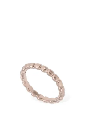 DoDo   9kt Rose gold Granelli ring 