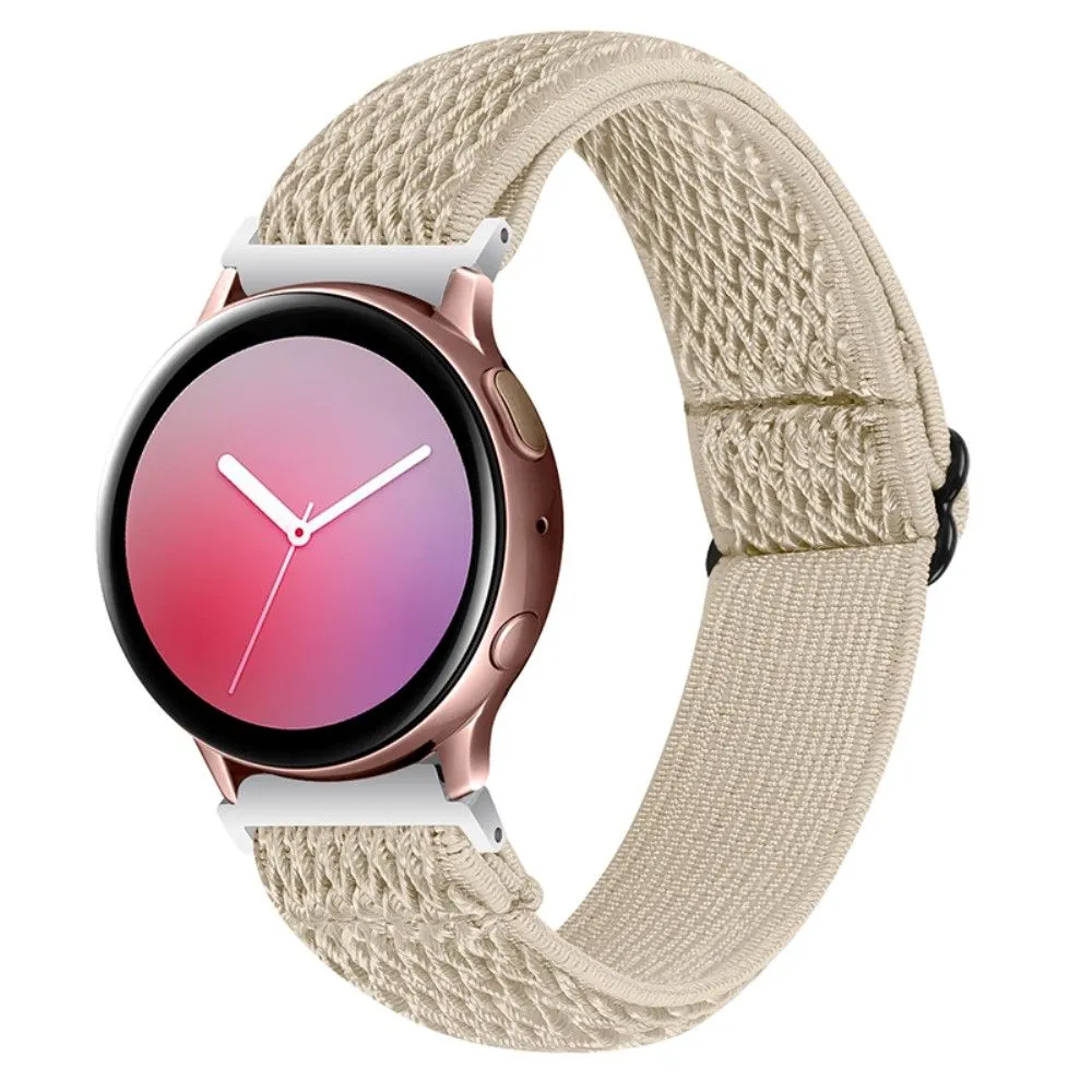 Elastic knitted watch strap for Samsung Galaxy Watch - Apricot