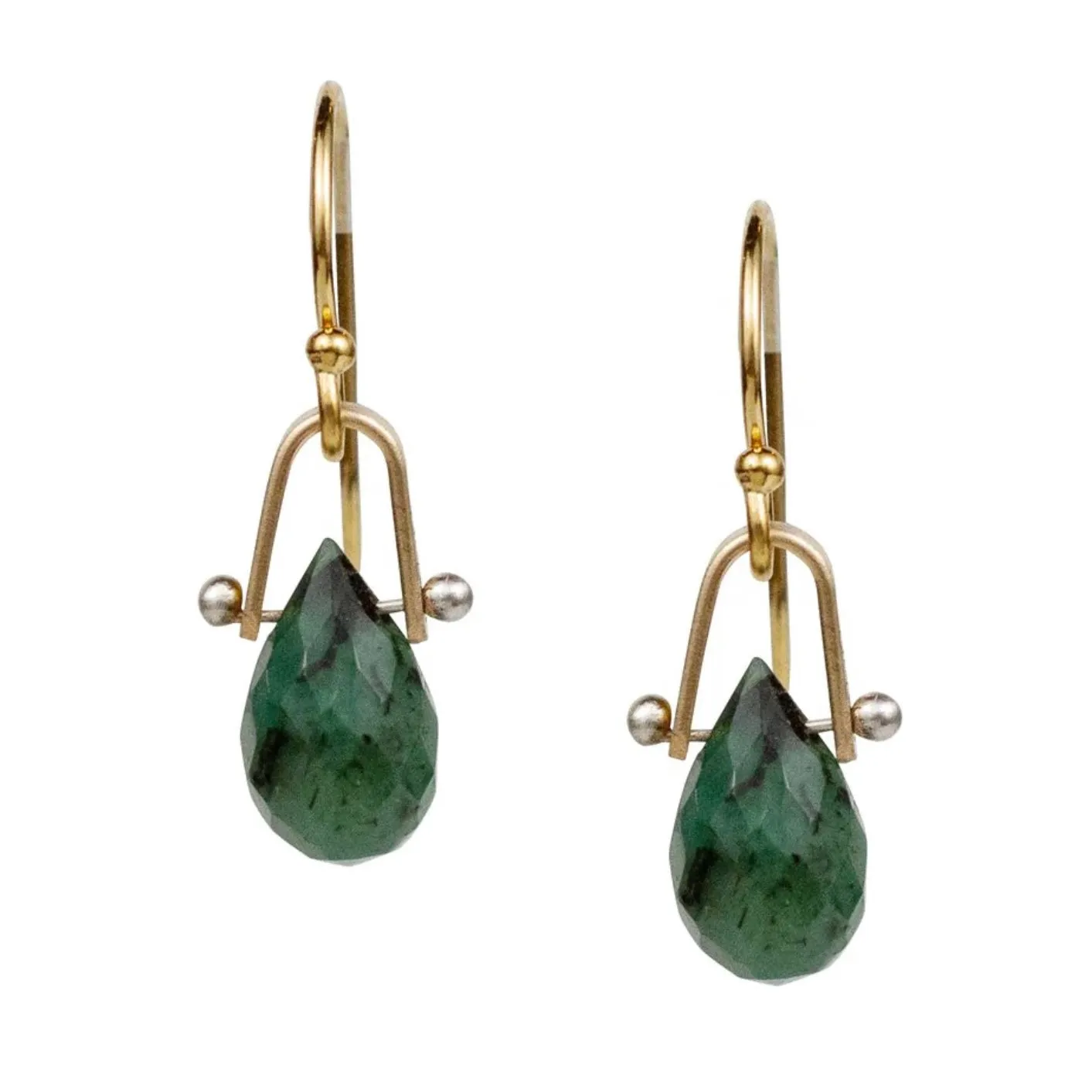 Emerald Drop Earrings