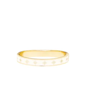 enamel starburst bangle