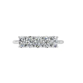 Five-Stone Oval-Cut Diamond Ring