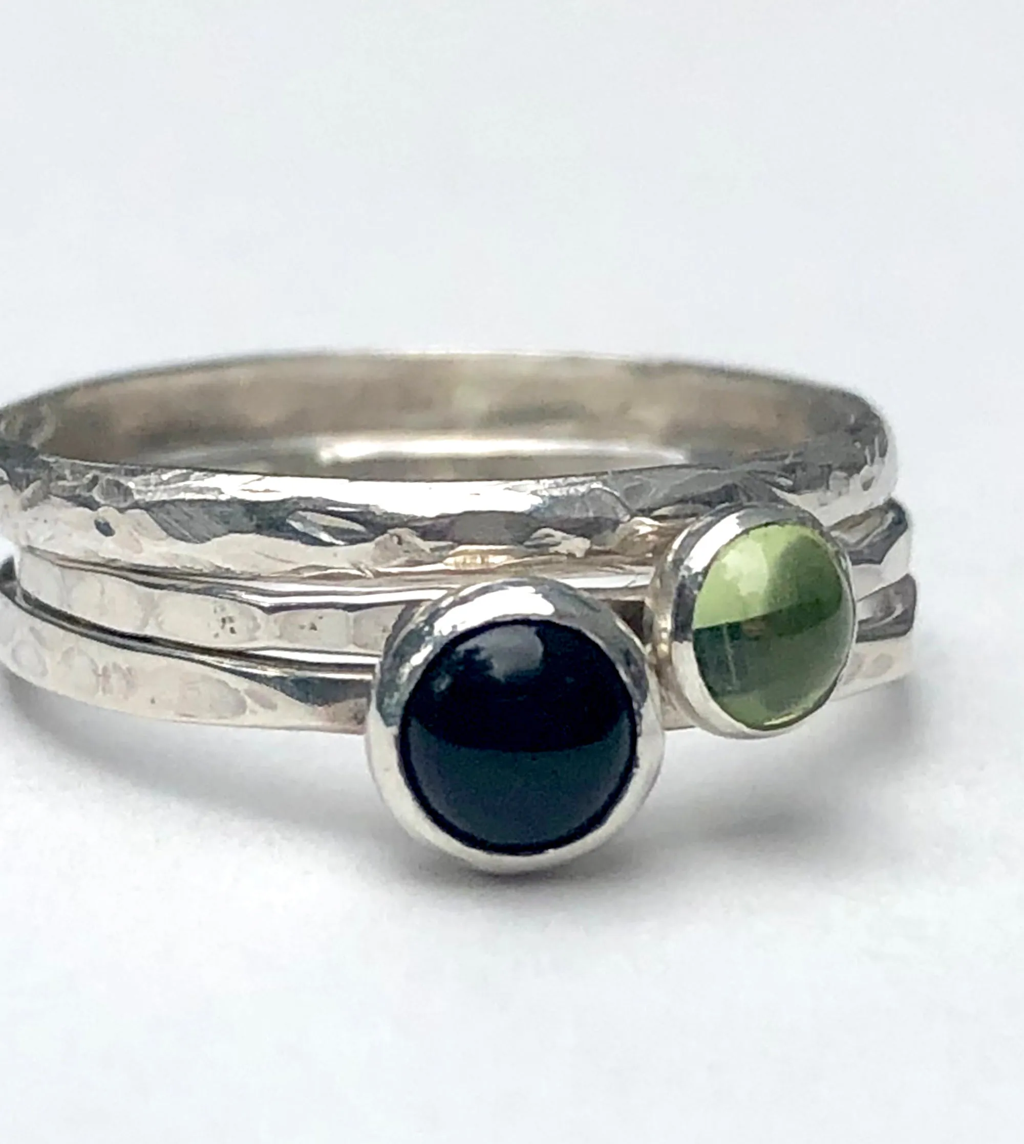 Fran - Onyx Stacking Ring